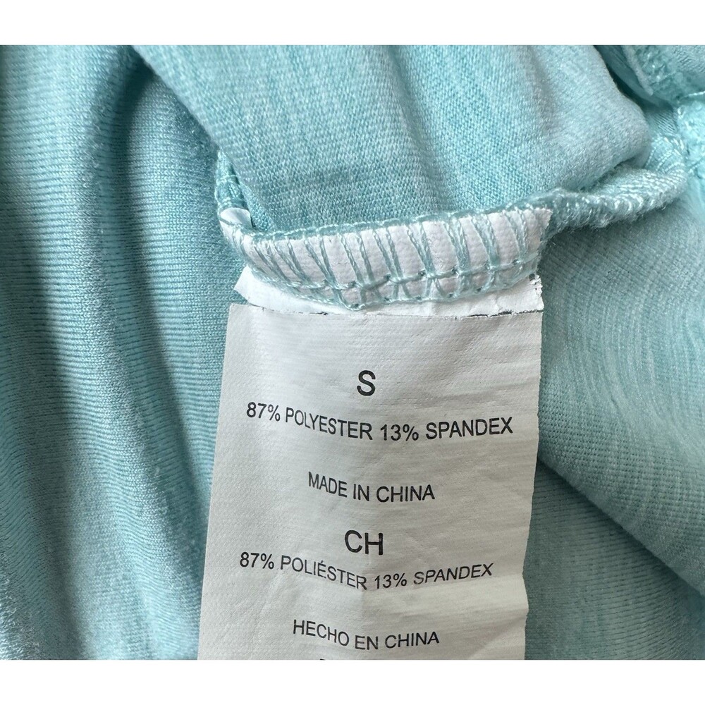 Layer8 Blue Long SleeveCrew Neck Crisscross/Lattice Back Yoga Top Size Small - Picture 2 of 11
